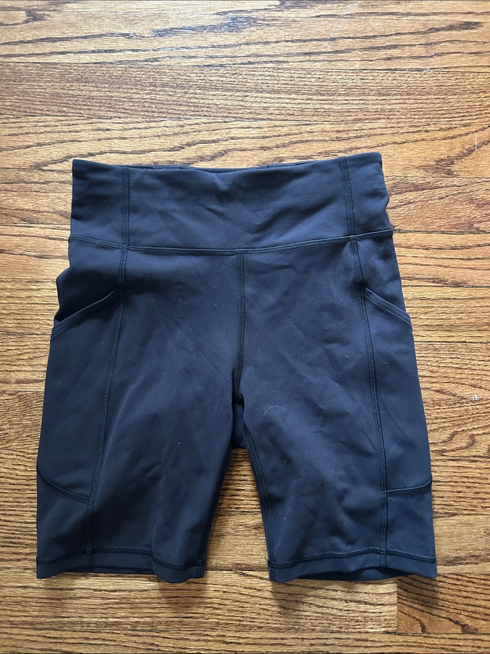 High-Waist lululemon Black Women’s Athletic Bike Shorts